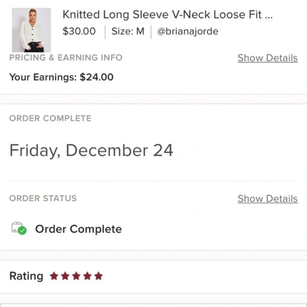 Knitted Long Sleeve V-Neck Loose Fit Cardigan Sweater - Picture 3 of 14